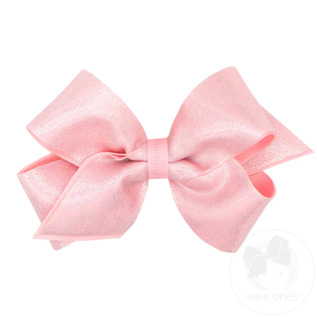 Medium Mirror Dot Sparkle Bow