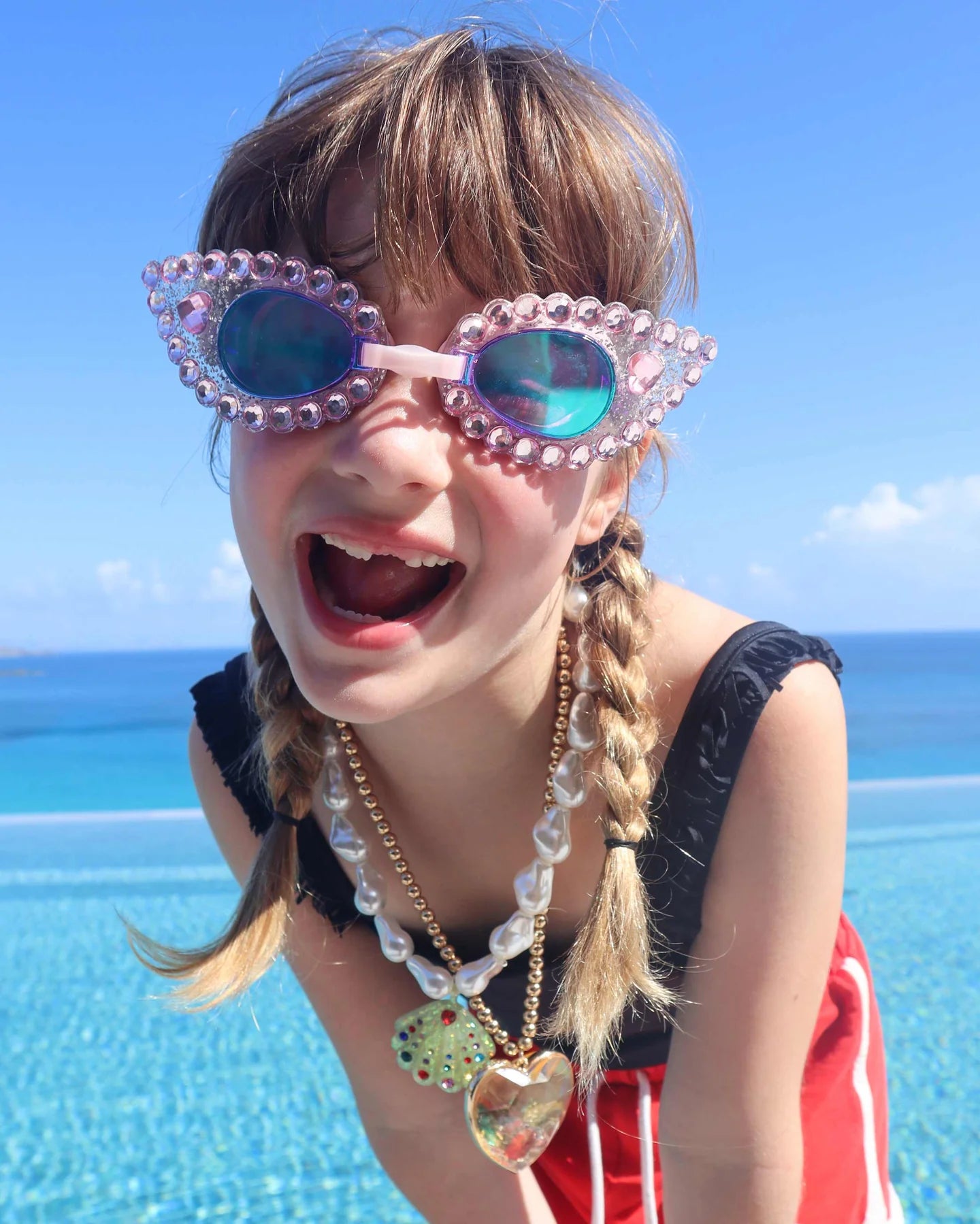Supers Smalls - Pink Splash Goggles