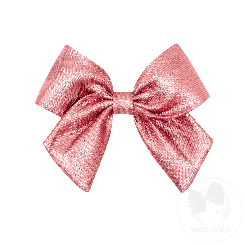 Medium Metallic Shimmer Bows with Tails