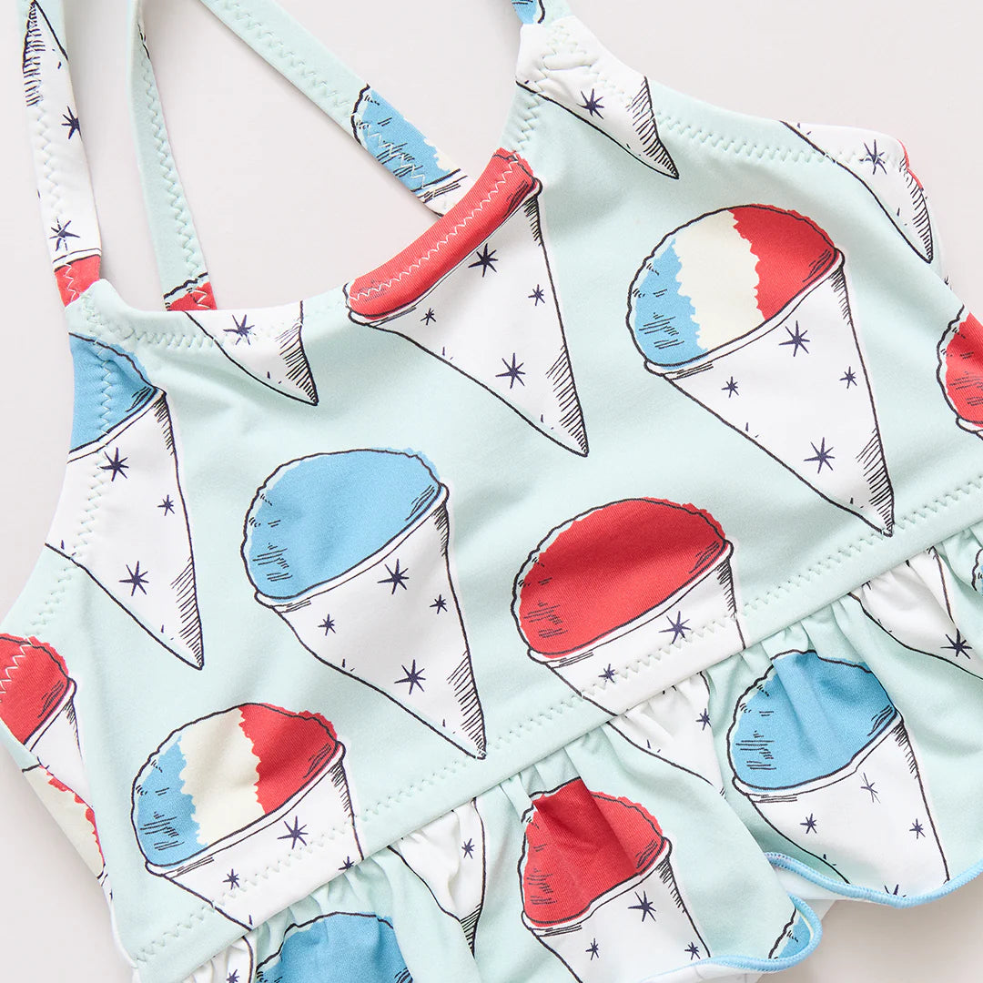 Pink Chicken Girls Snow Cone Tankini