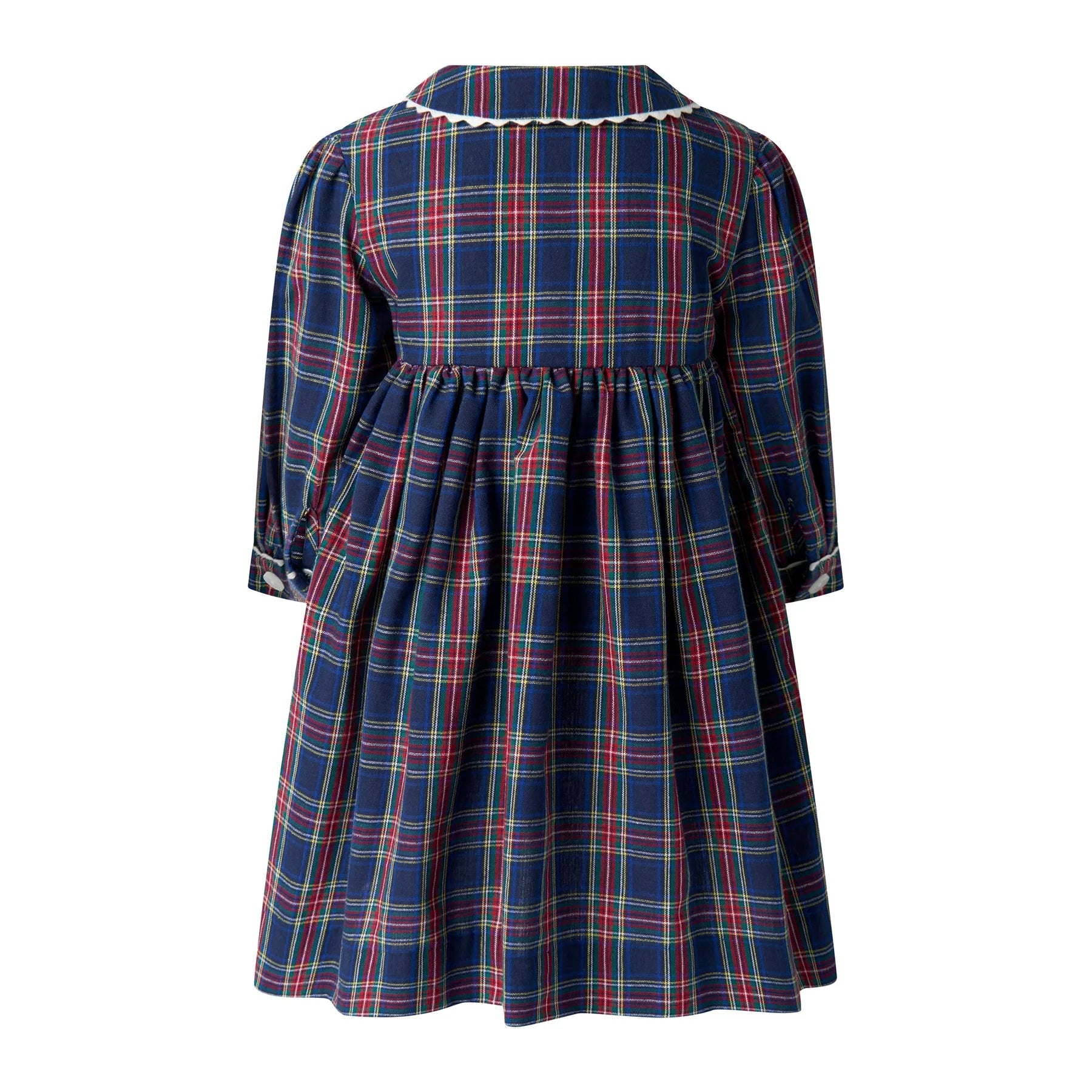 Rachel Riley - Tartan Button Front Dress and Bloomers