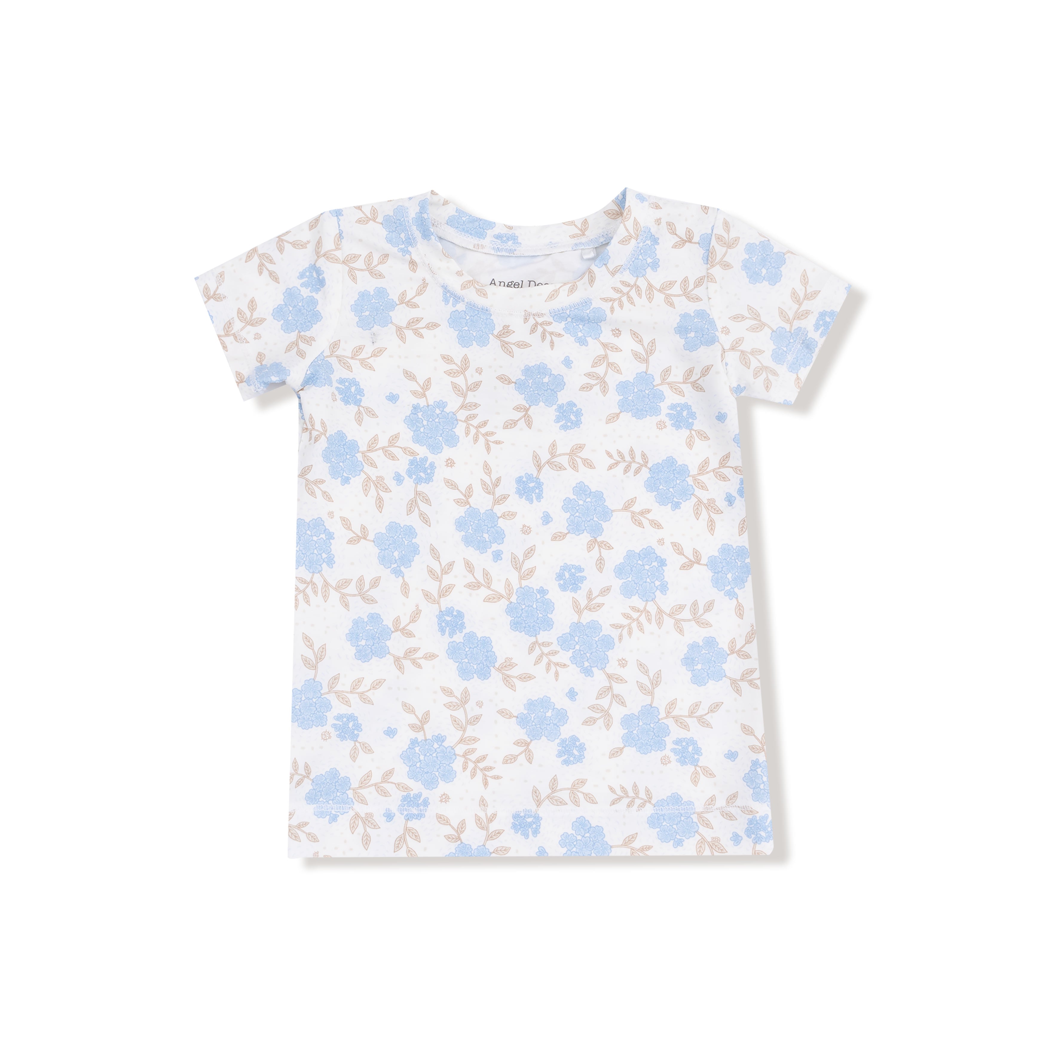 Angel Dear - Baby Blue Floral S/S Loungewear Set