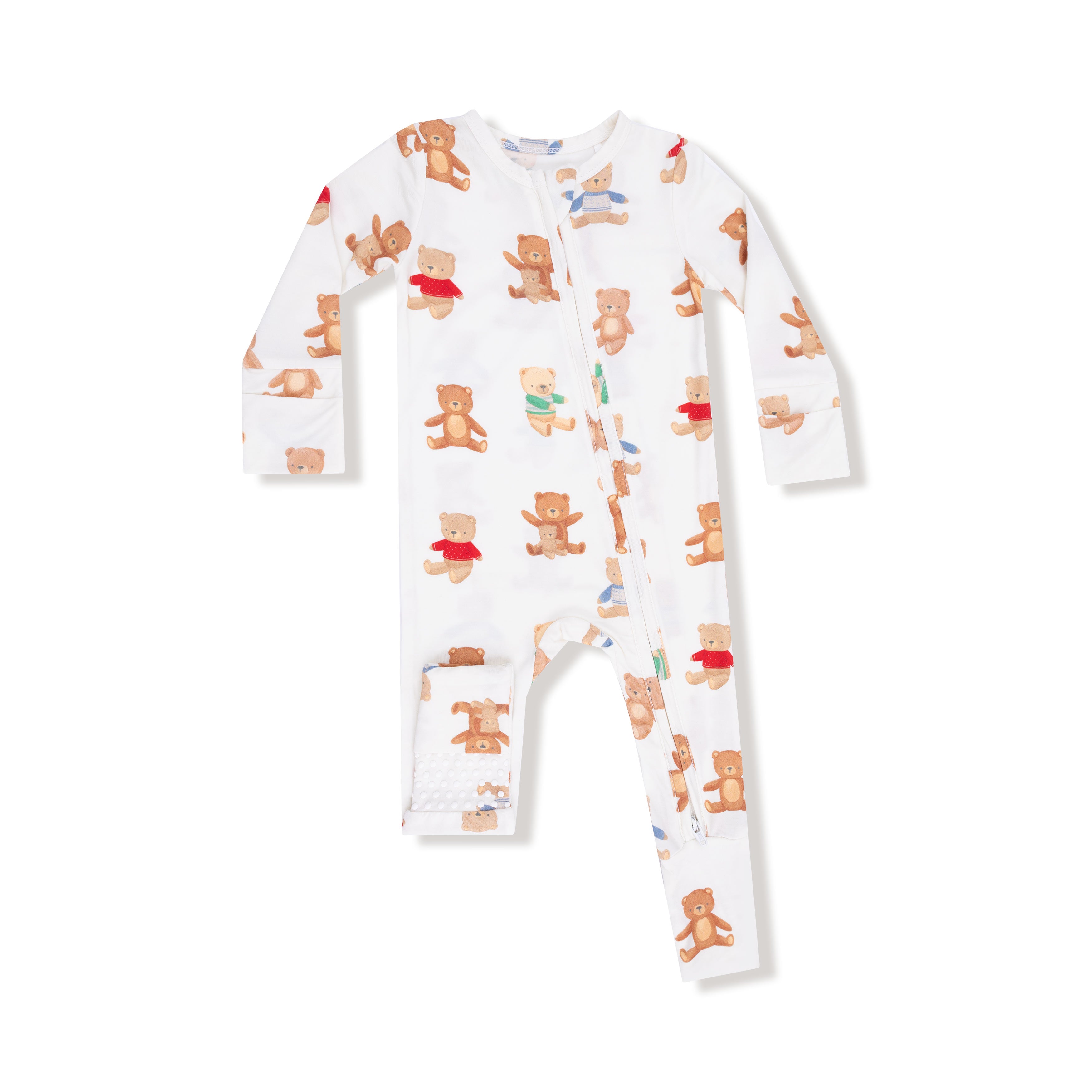 Angel Dear - Teddy Bear 2 Way Zipper Romper