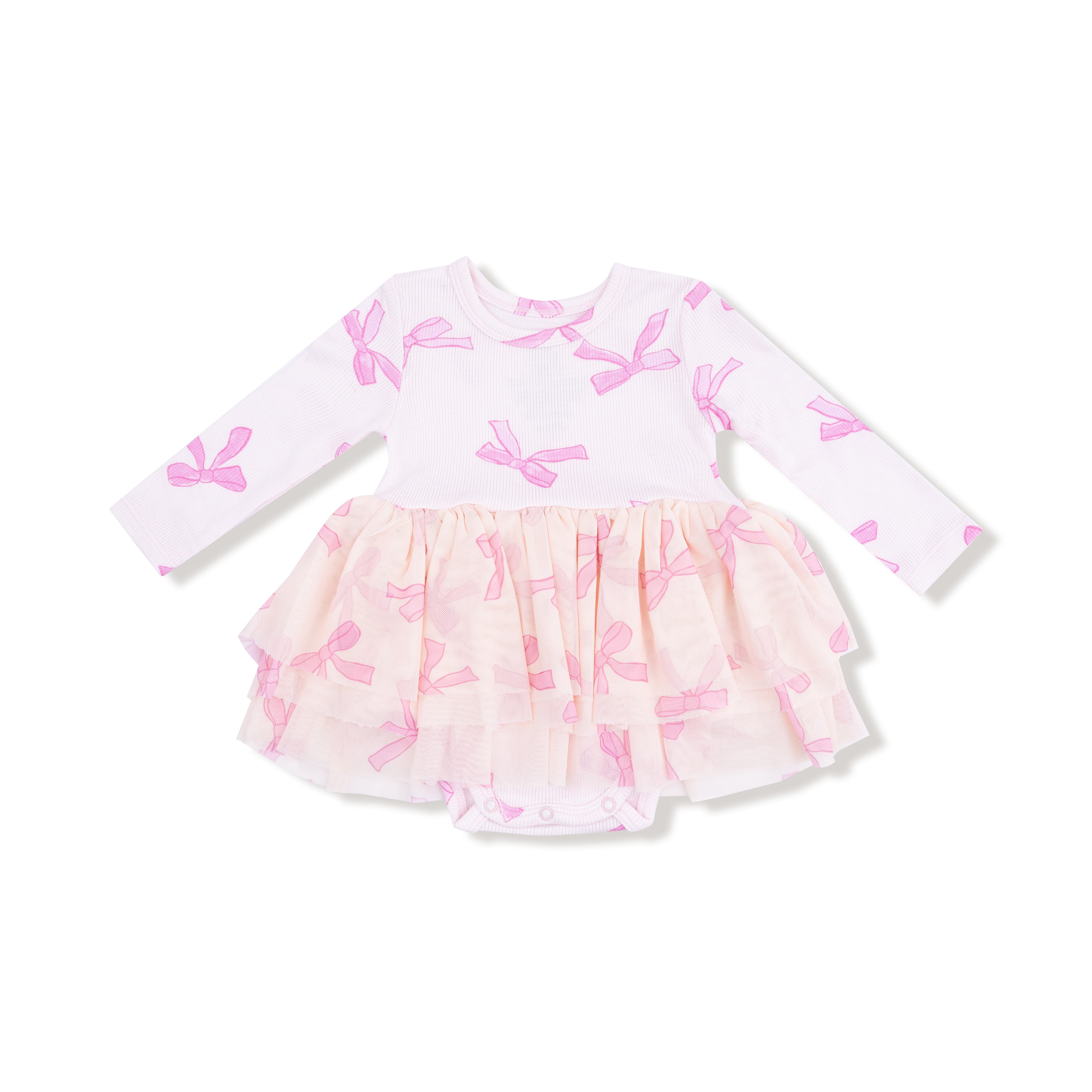 Angel Dear - Pretty Bows L/S Tutu Bodysuit