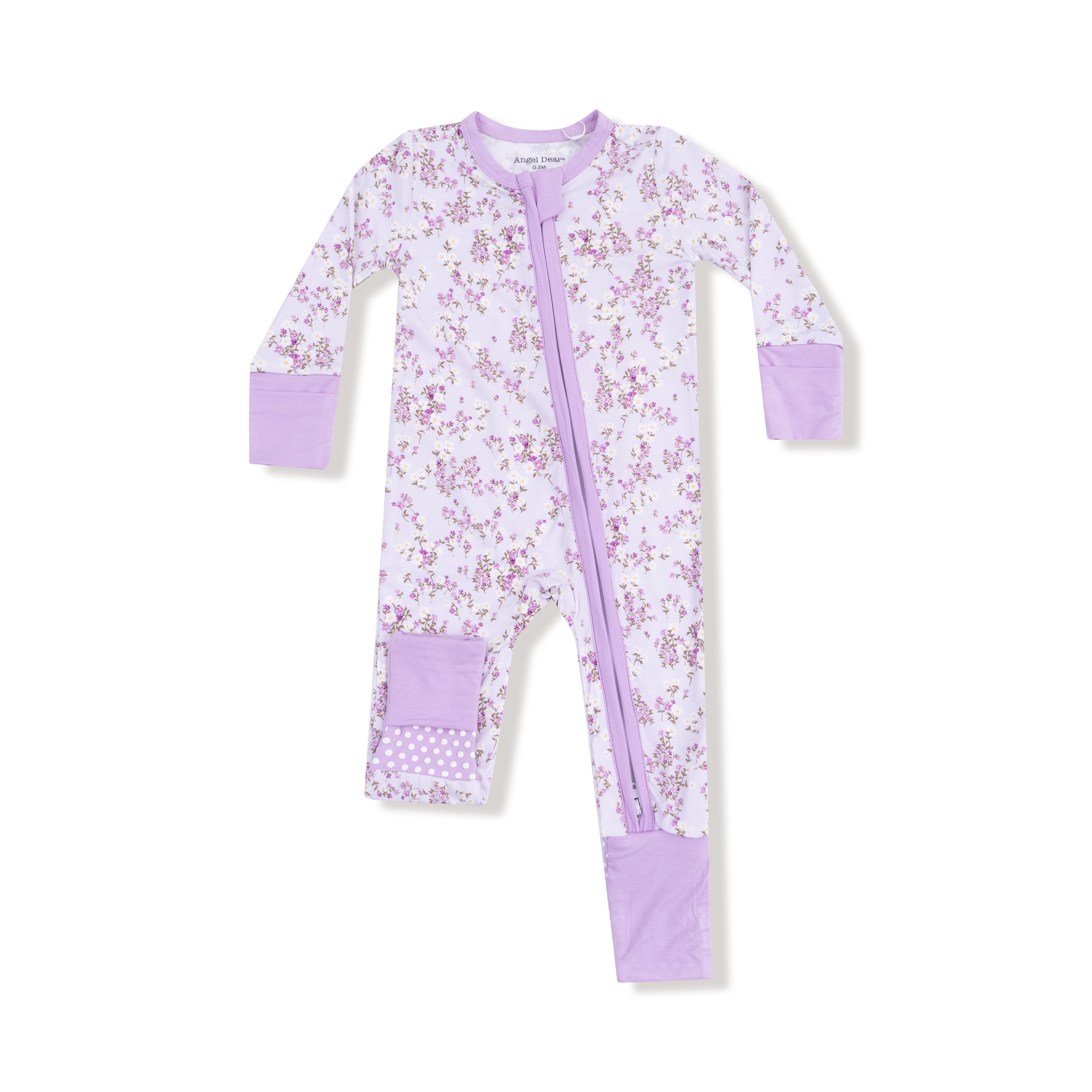 Angel Dear - Sweet Dream Florals 2 Way Zipper Romper