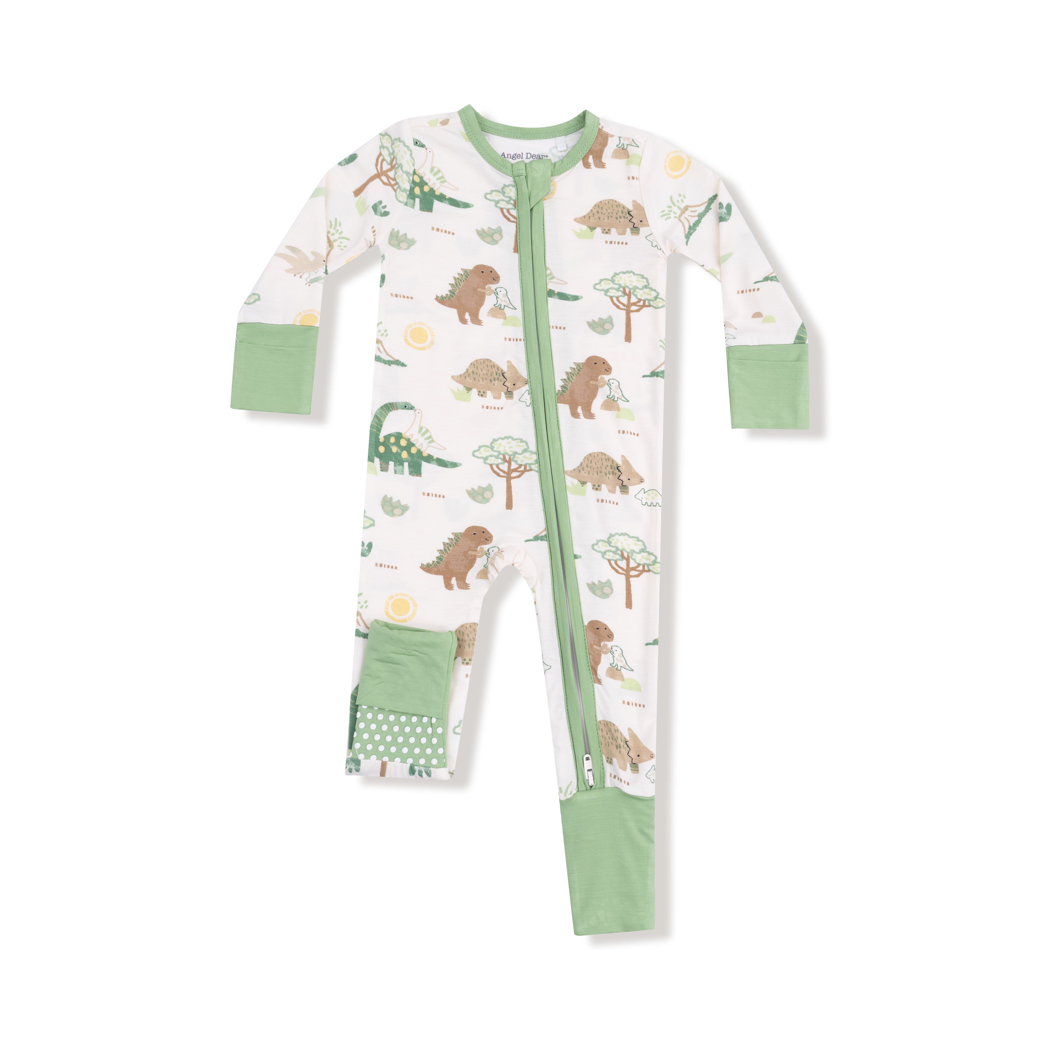 Angel Dear - Baby Love Dinos 2 Way Zipper Romper