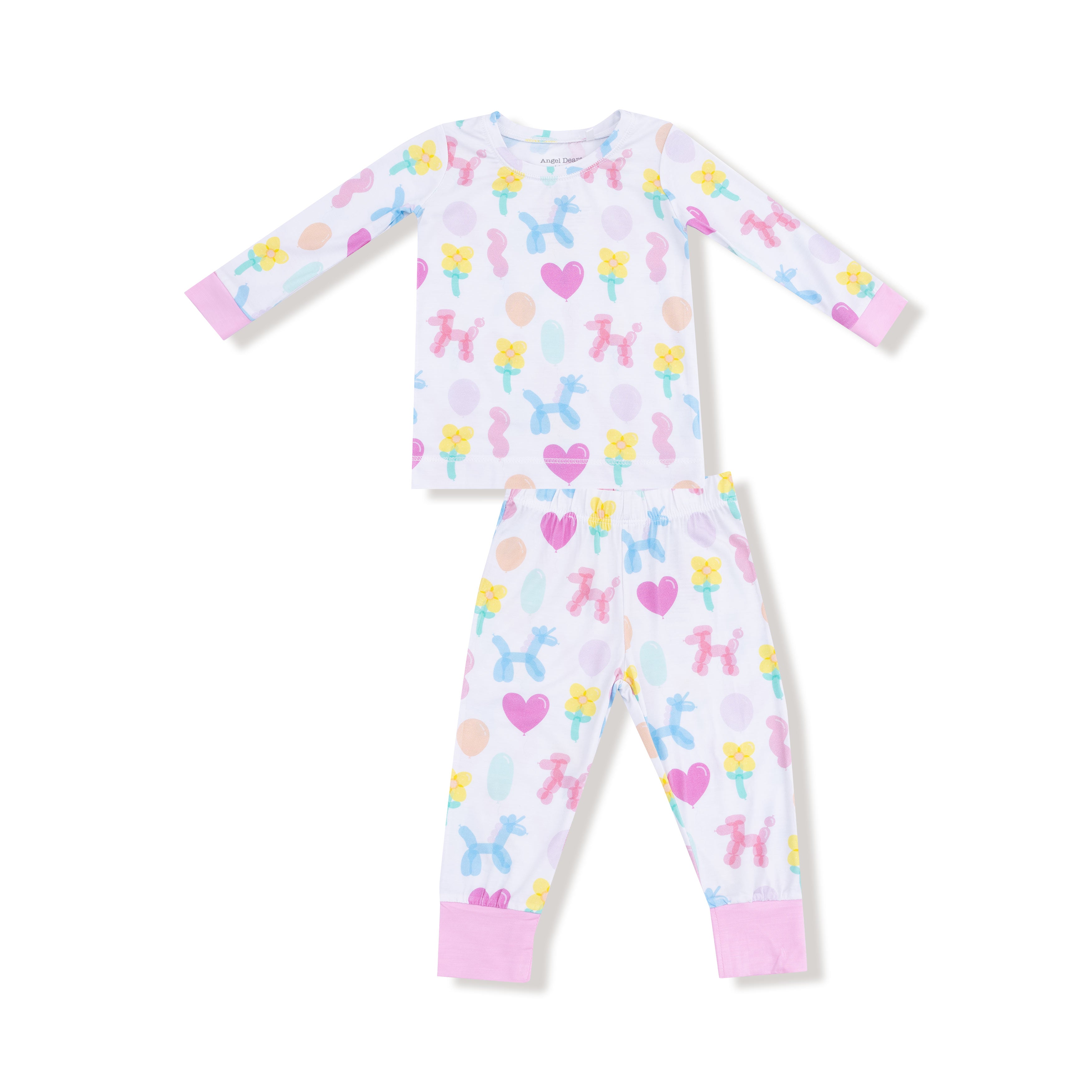 Angel Dear - Balloon Animals Pink Loungewear Set