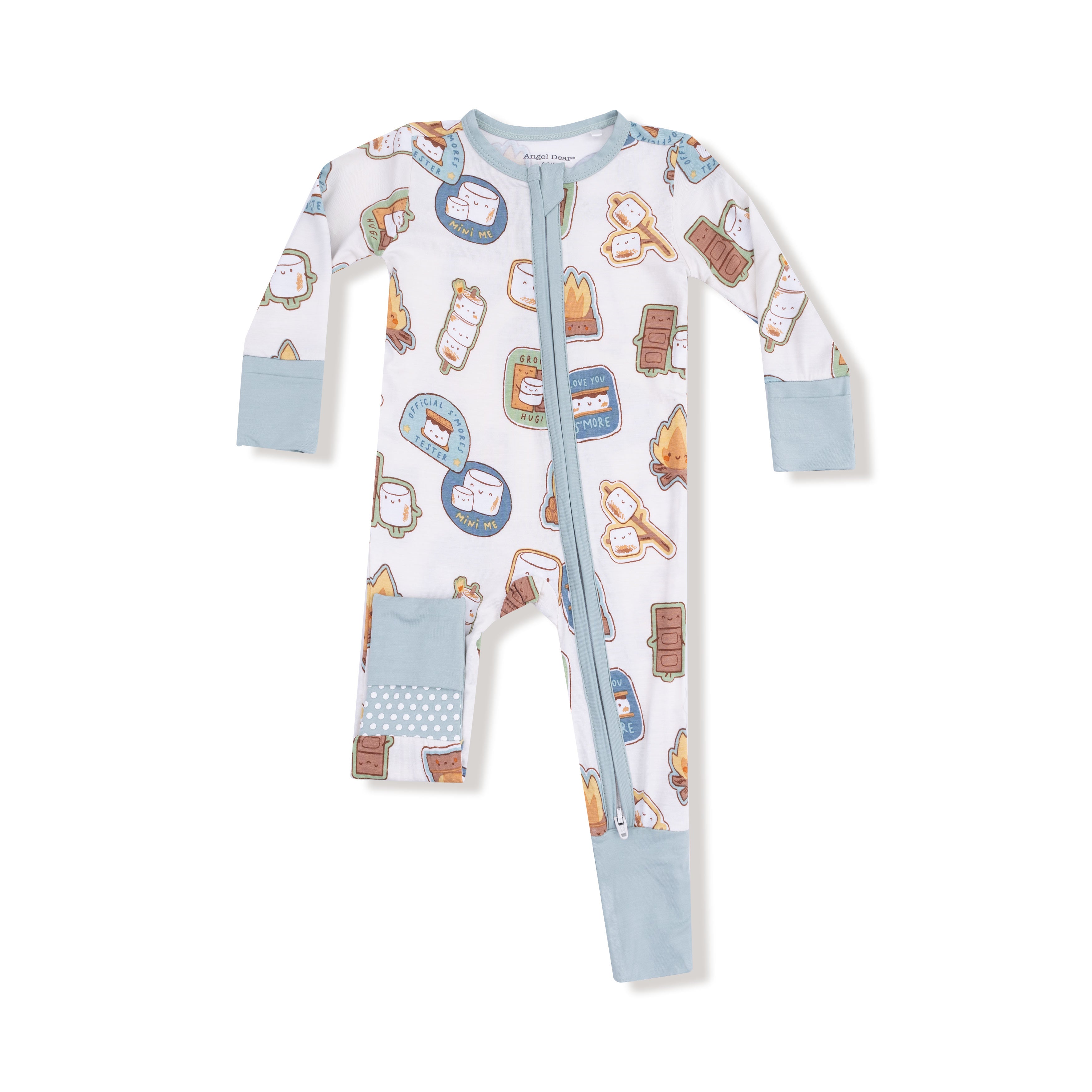 Angel Dear - S'Mores 2 Way Zipper Romper
