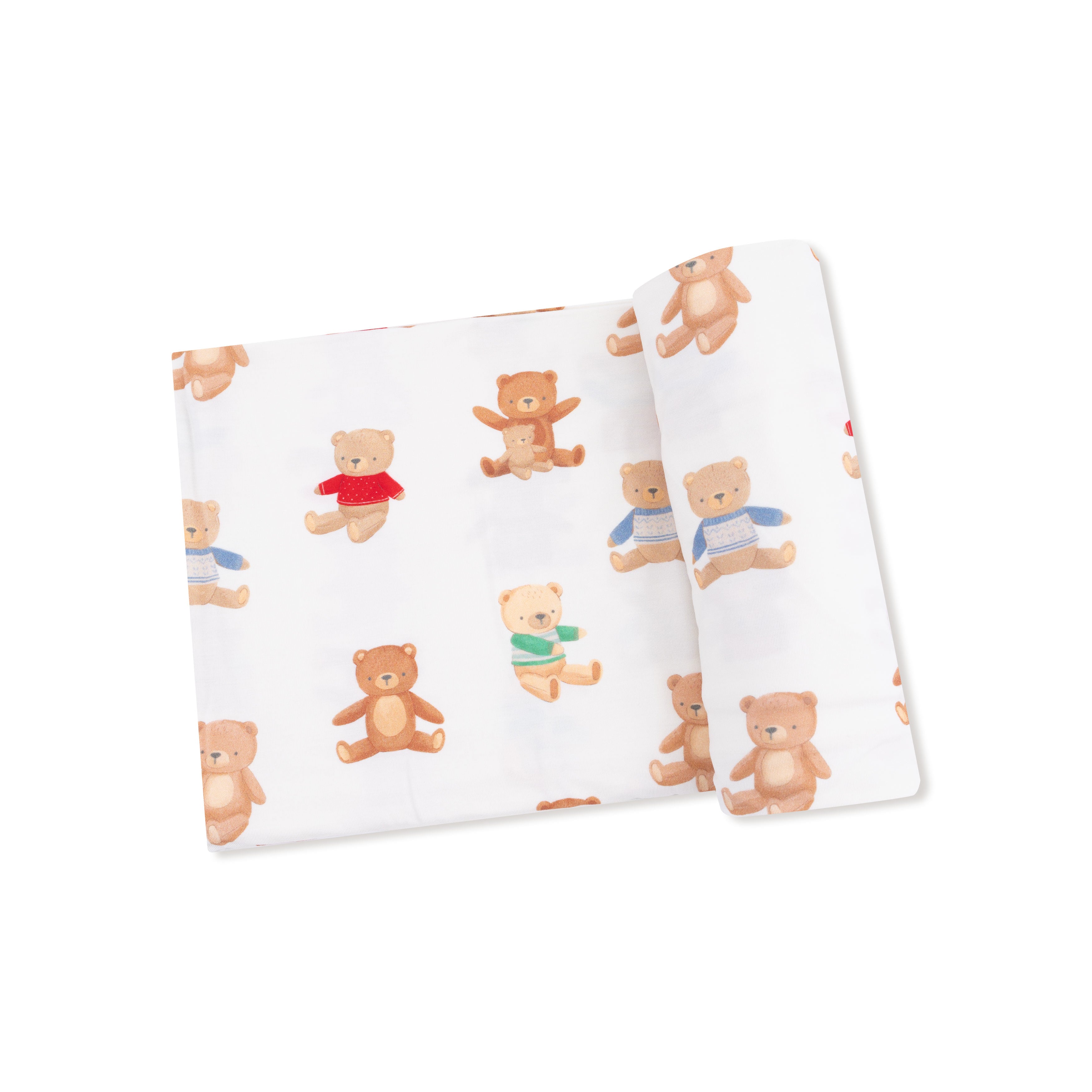 Angel Dear - Teddy Bear Collection Swaddle Blanket